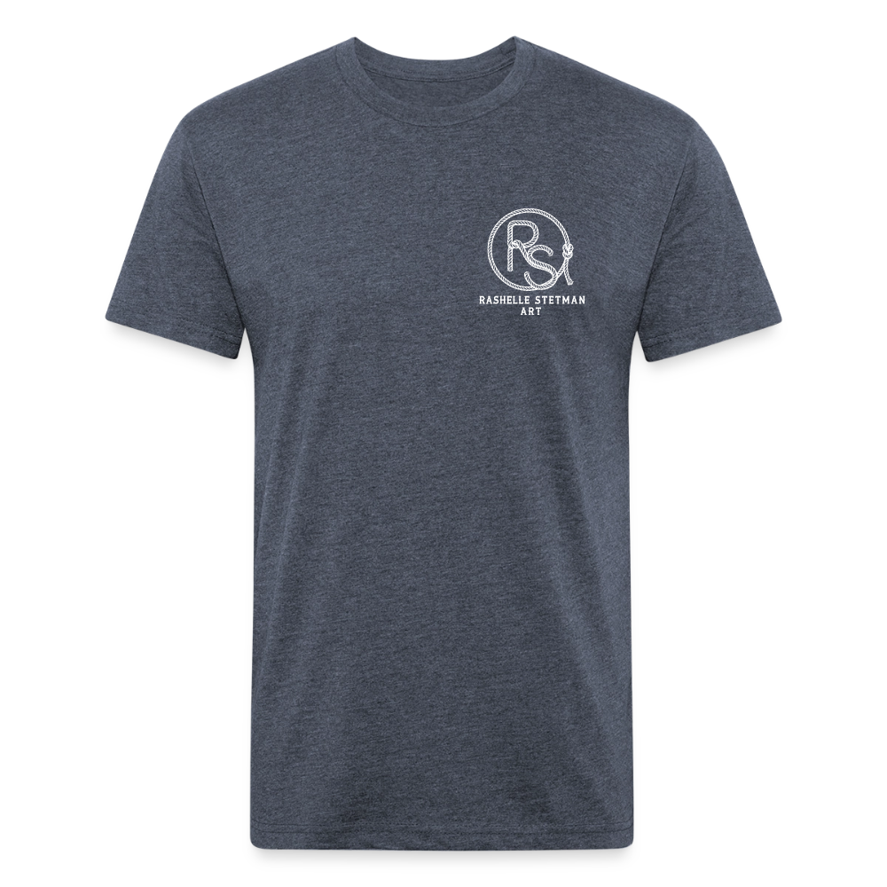 RS Fitted Tee - heather navy