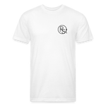 FLORAL BOOTS Fitted Tee - white