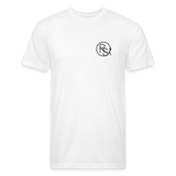 FLORAL BOOTS Fitted Tee - white