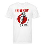 CK Fitted Cotton/Poly Tee - white