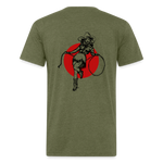 RS COWGIRL  Fitted Cotton/Poly Tee - heather military green