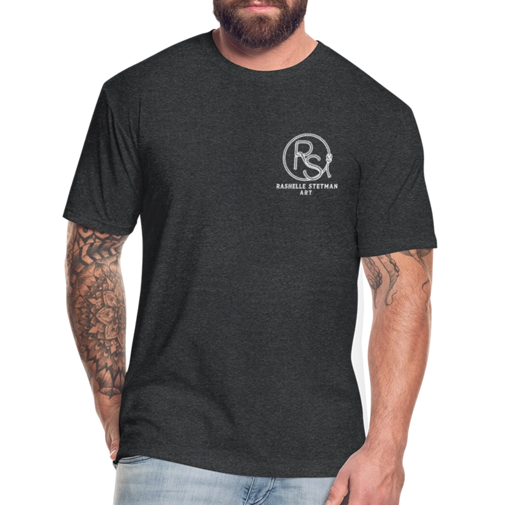RS Fitted Tee - heather black