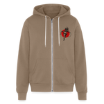 CK Unisex Full Zip Hoodie - cinder