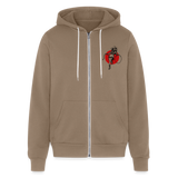 CK Unisex Full Zip Hoodie - cinder