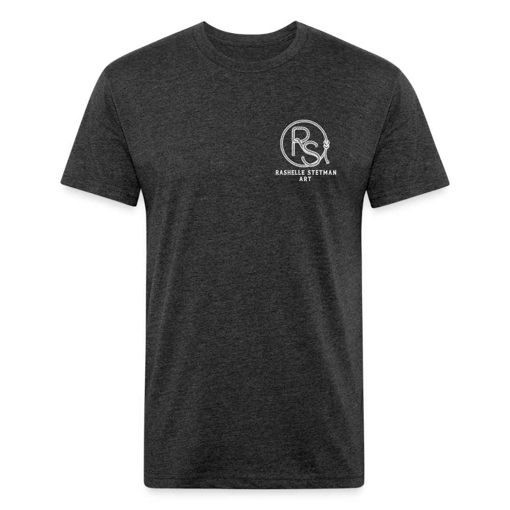 RS Fitted Tee - heather black