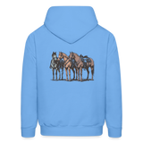 HOLD YOUR HORSES Hoodie - carolina blue