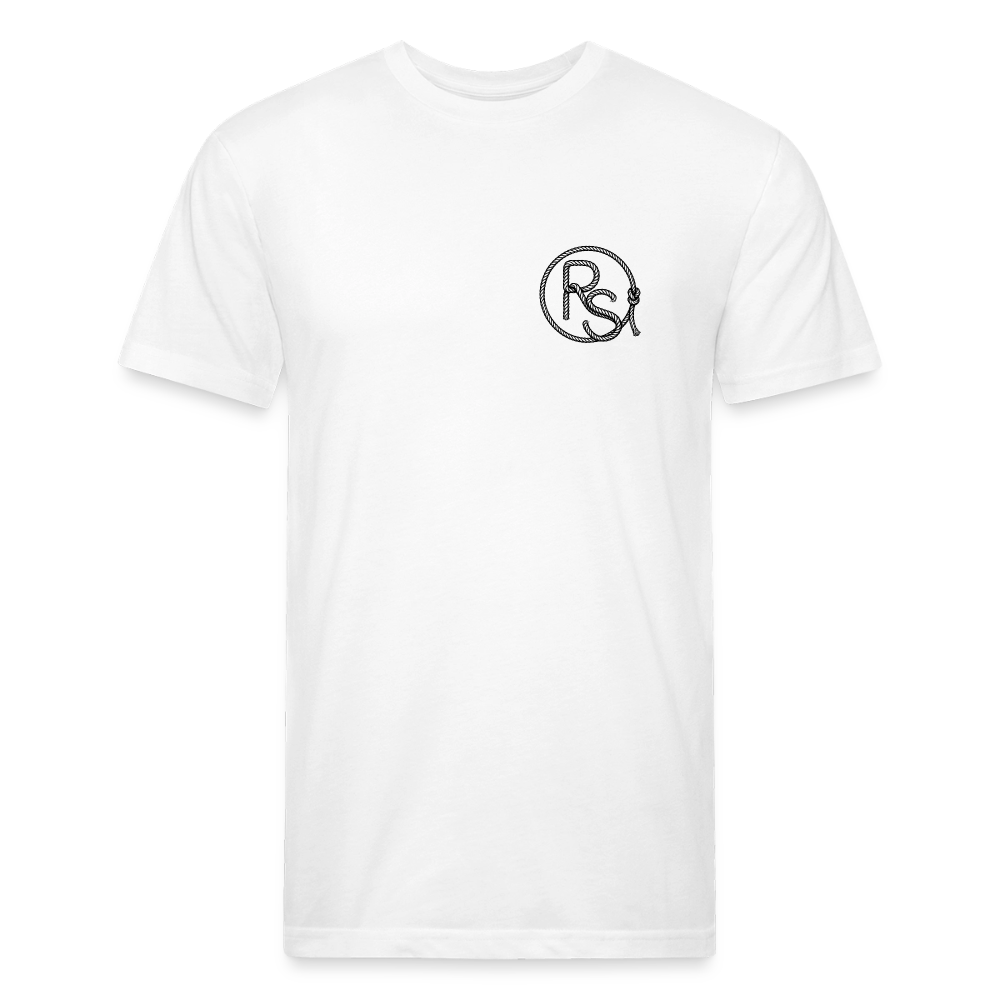 RS COWGIRL  Fitted Cotton/Poly Tee - white