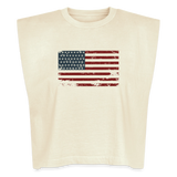 MERICA Muscle Tank - faded cream