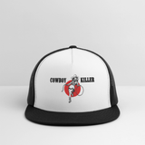 COWBOY KILLER Trucker Hat - white/black