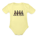 COWGIRLS Organic Baby Onesie - washed yellow