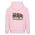 HOLD YOUR HORSES Hoodie - pale pink