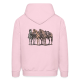 HOLD YOUR HORSES Hoodie - pale pink