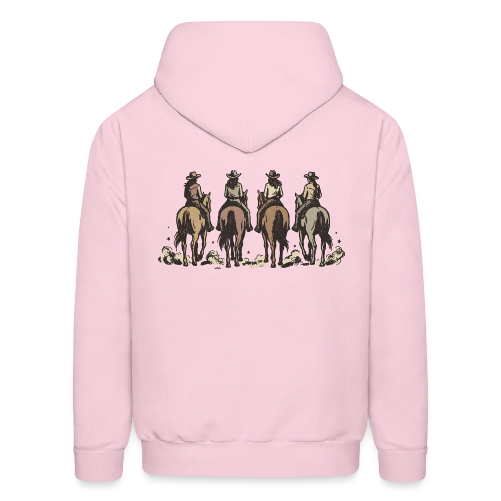 HOW 'BOUT THEM COWGIRLS Hoodie - pale pink
