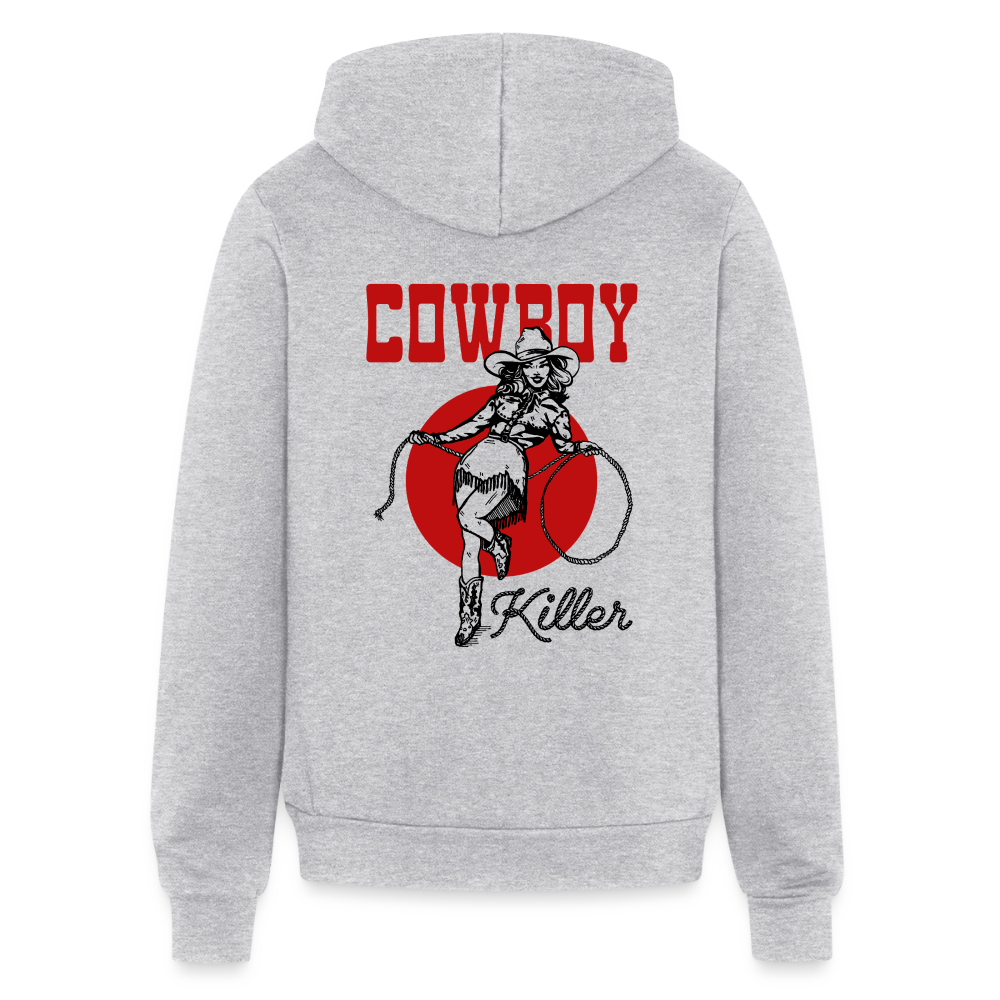 CK Unisex Full Zip Hoodie - heather gray
