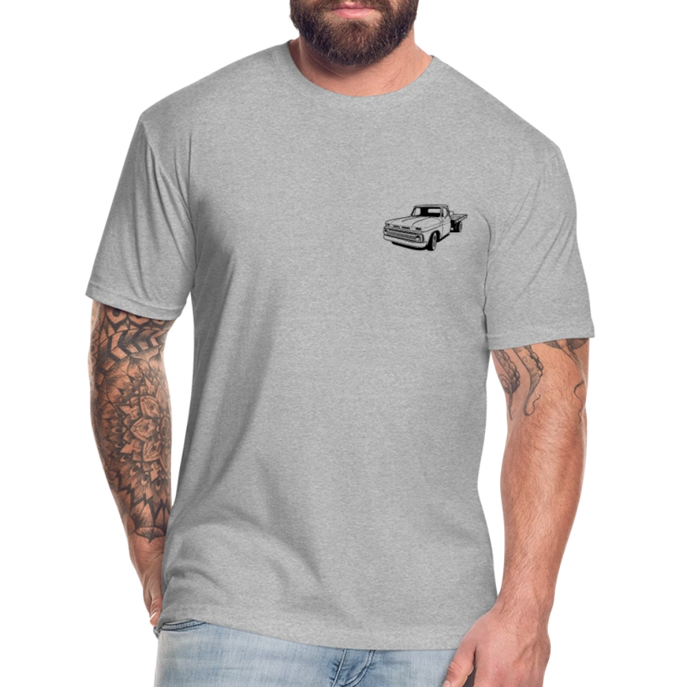 OLD BETSY Fitted Tee - heather gray