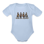 COWGIRLS Organic Baby Onesie - sky