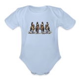 COWGIRLS Organic Baby Onesie - sky