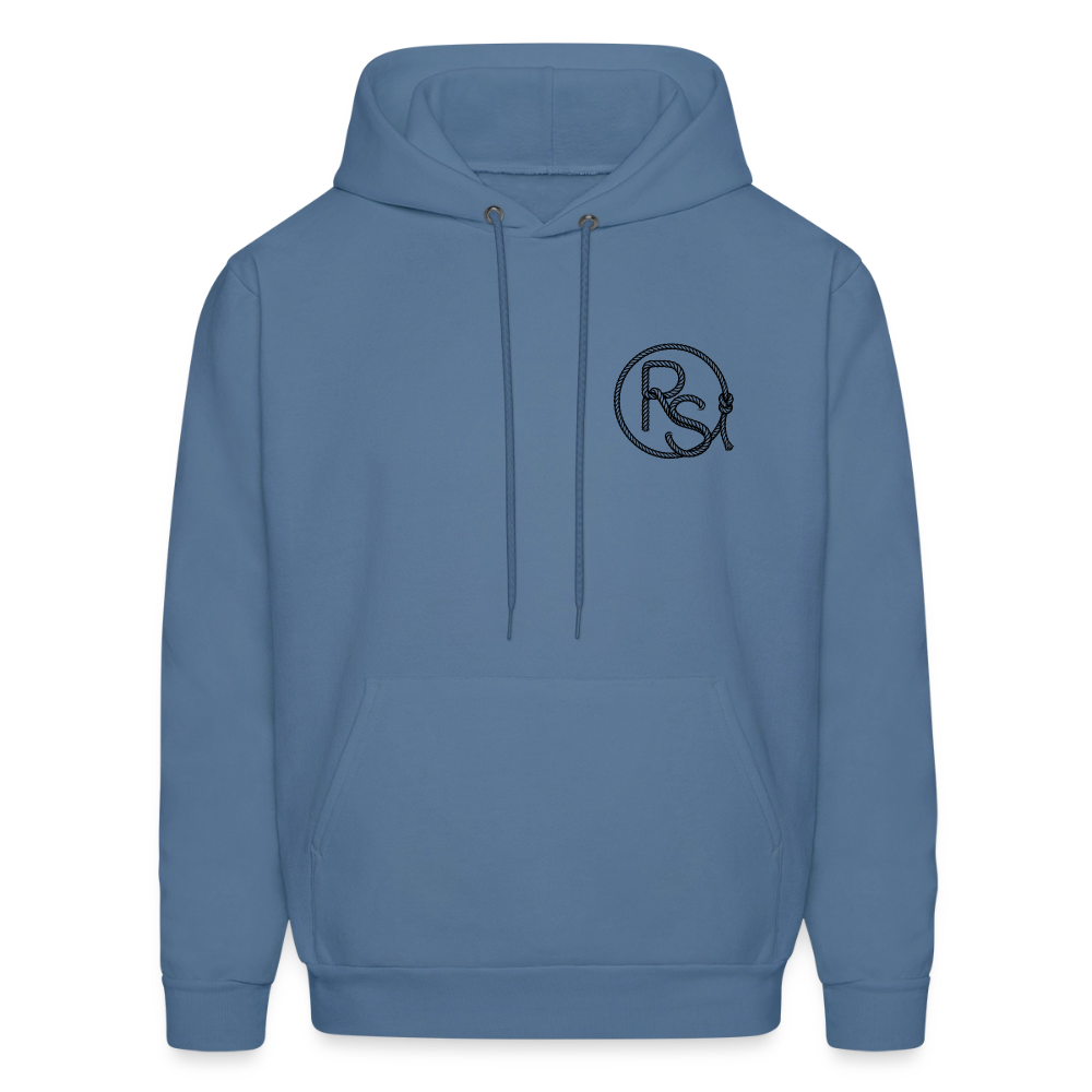 FLORAL BOOTS Hoodie - denim blue