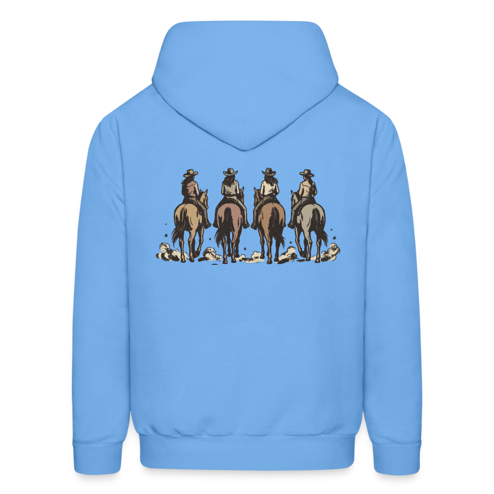 HOW 'BOUT THEM COWGIRLS Hoodie - carolina blue