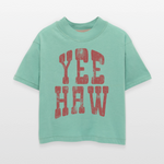 YEEHAW Women's Boxy Tee - saltwater