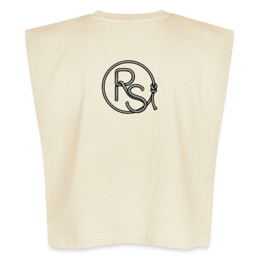 CREW Muscle Tank - faded cream