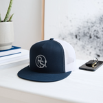 RS LASSO Trucker Hat - navy/white